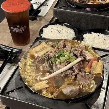 Boiling Point - #4 Beef Hot Soup, Wintermelon Juice - Taiwanese Near Me - Irvine, California