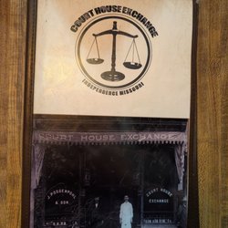 Courthouse Exchange Restaurant - The front of the menu