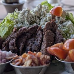 The Arches - Wedge salad with steak.