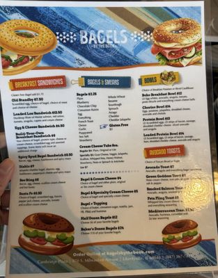 Menu photo 1 Bagels By The Book Libertyville, IL Menu photo 1 Bagels By The Book Libertyville, IL