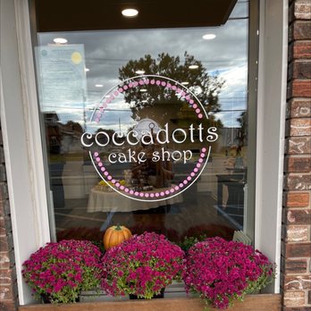 Coccadotts Cake Shop - window display with flowers - Bakeries Near Me - Albany, New York Coccadotts Cake Shop - window display with flowers - Bakeries Near Me - Albany, New York
