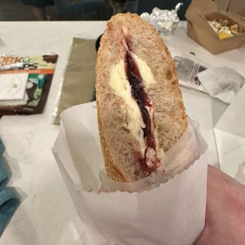 Levain Bakery - Baguette With Butter and Jam - Bakeries Near Me - Chicago, Illinois Levain Bakery - Baguette With Butter and Jam - Bakeries Near Me - Chicago, Illinois