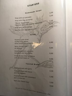 Menu photo 2 Café Phönixhof Vienna, 9