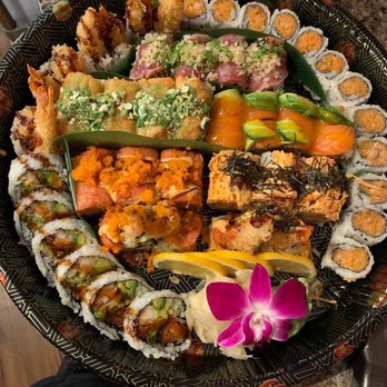 Masago Sushi 35 - party tray - Japanese Near Me - Southington, Connecticut Masago Sushi 35 - party tray - Japanese Near Me - Southington, Connecticut
