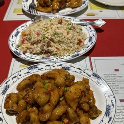 Northern China Restaurant - Schezuan Chicken & prok fried rice