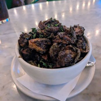 Culinary Dropout - Crispy brussel sprouts in gochujang sauce - New American Near Me - Denver, Colorado