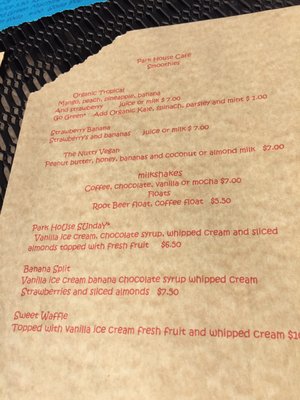 Menu photo 5 The Parkhouse Cafe Springdale, UT Menu photo 5 The Parkhouse Cafe Springdale, UT