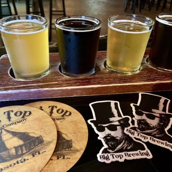 Big Top Brewing - Excellent beer, clean establishment and knowledgeable and courteous staff! A+ - Breweries Near Me - Sarasota, Florida Big Top Brewing - Excellent beer, clean establishment and knowledgeable and courteous staff! A+ - Breweries Near Me - Sarasota, Florida