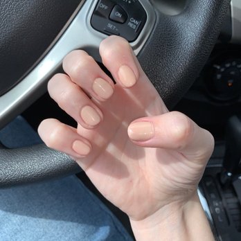 Lavish Nail Studio - Now the nails beige. - Nail Salons Near Me - Arcadia, California