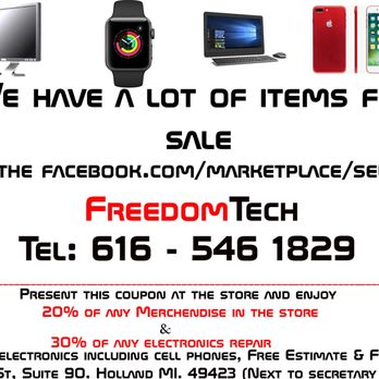 Freedom Tech - Electronics Repair Near Me - Holland, Michigan