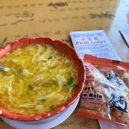Egg Drop Soup at the Pink Lotus Egg Drop Soup at the Pink Lotus