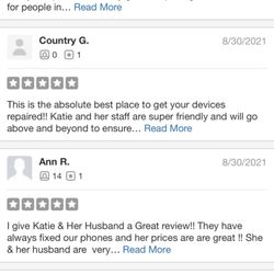 IFix Iphones - Our positive reviews from REAL customers