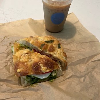 Debbie's Daughters Cafe & Bakery - Iced latte & caprese sandwich - Bakeries Near Me - Noblesville, Indiana Debbie's Daughters Cafe & Bakery - Iced latte & caprese sandwich - Bakeries Near Me - Noblesville, Indiana
