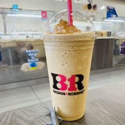 Baskin-Robbins - Cappuccino Blast - soooo good! Baby girls dolphin joined us LOL