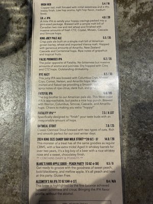 Menu photo 2 Fate Brewing Company - Tempe Tempe, AZ Menu photo 2 Fate Brewing Company - Tempe Tempe, AZ