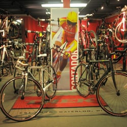 The Bicycle Link - High End Road & FSR ATB - Downstairs showroom.