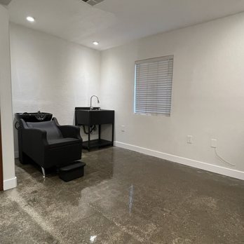 Decorative Concrete Restoration - Shampoo bowl room - Flooring Near Me