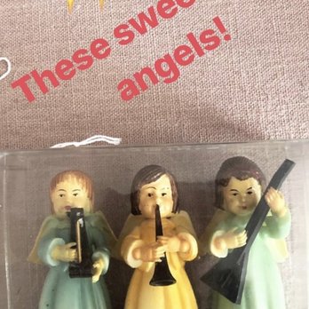 Lula B's Design District - Found a set of Shiny Brite Angels. - Used, Vintage & Consignment Near Me - Dallas, Texas