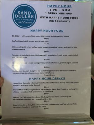 Menu photo 4 Sand Dollar Restaurant & Lounge Rockaway Beach, OR