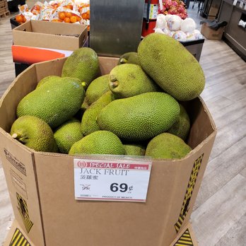 99 Ranch Market - The place to get your jackfruit. We paid $14 for ours. A great vegan substitute for meat. Like slightly tangy pulled pork or chicken. - International Grocery Near Me - Austin, Texas 99 Ranch Market - The place to get your jackfruit. We paid $14 for ours. A great vegan substitute for meat. Like slightly tangy pulled pork or chicken. - International Grocery Near Me - Austin, Texas