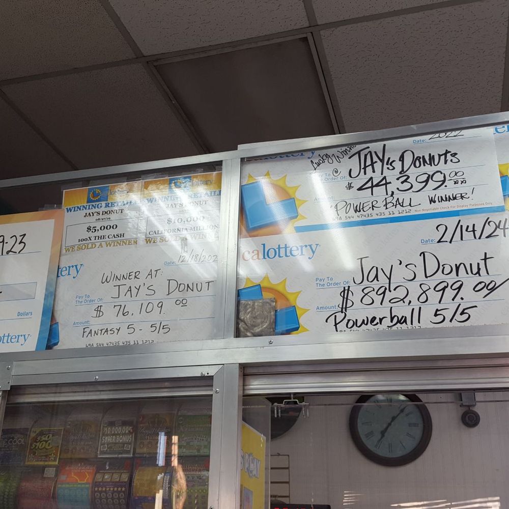 Jay's Donuts - Jays is a lucky lotto hot spot! - Donuts Near Me - Lomita, California Jay's Donuts - Jays is a lucky lotto hot spot! - Donuts Near Me - Lomita, California