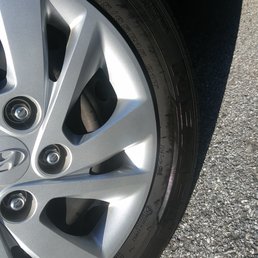 only place it shined out of 4 tires, 09/02/21 08:33A