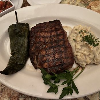 McPhee's Grill - Ribeye with stuffed peppers & smashed potatoes - Steakhouses Near Me - Templeton, California McPhee's Grill - Ribeye with stuffed peppers & smashed potatoes - Steakhouses Near Me - Templeton, California