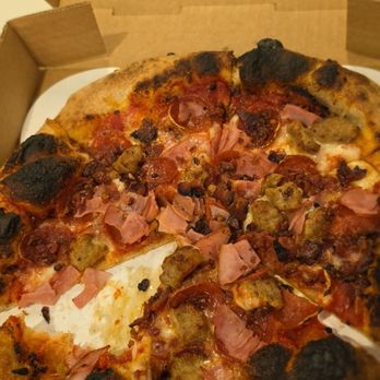 King of Fire - Wood fired Excalibur 10in pizza. So damn good!! Fresh ingredients and you can see the fire marks - Pizza Near Me - Charlotte, North Carolina King of Fire - Wood fired Excalibur 10in pizza. So damn good!! Fresh ingredients and you can see the fire marks - Pizza Near Me - Charlotte, North Carolina