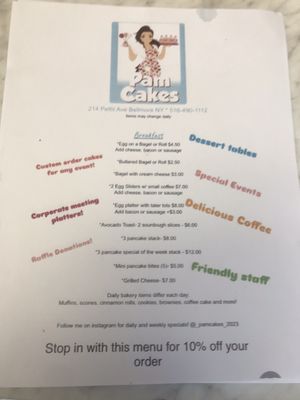 Menu photo 1 PamCakes Bellmore, NY Menu photo 1 PamCakes Bellmore, NY