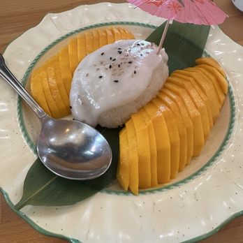 Chiang Rai - Mango with Sweet Sticky Rice - Thai Near Me - Long Beach, California