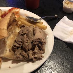 The prime rib sandwich