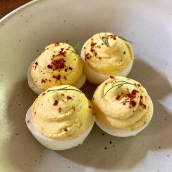 Manuela - Deviled eggs ($6) - New American Near Me - Los Angeles, California Manuela - Deviled eggs ($6) - New American Near Me - Los Angeles, California