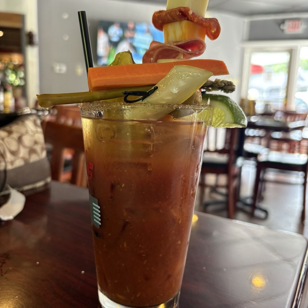 Bob's famous bloody Mary. The best bloody Mary I've ever had.! Bob's famous bloody Mary. The best bloody Mary I've ever had.!