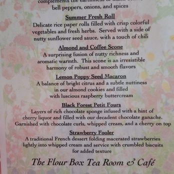 The Flour Box Tearoom - June 2025 tea service -- across the board the favorite was the summer roll - Coffee & Tea Near Me - Kernersville, North Carolina The Flour Box Tearoom - June 2025 tea service -- across the board the favorite was the summer roll - Coffee & Tea Near Me - Kernersville, North Carolina