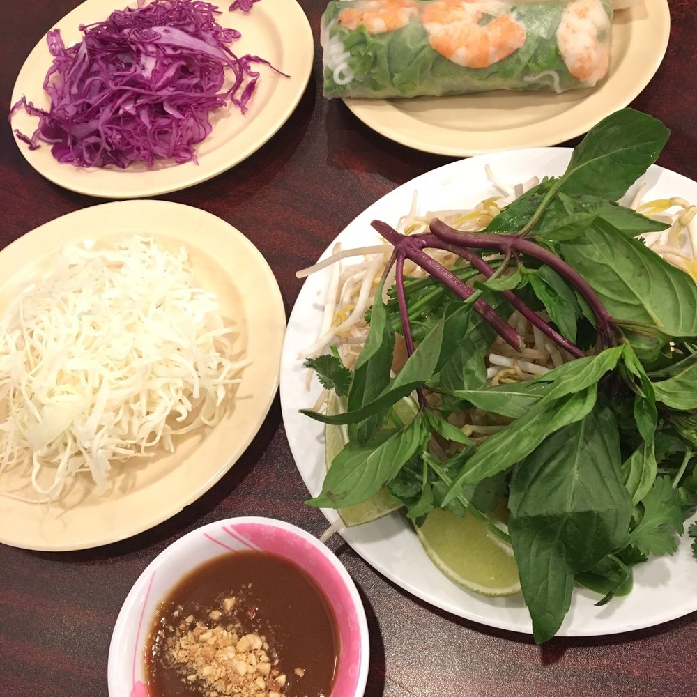 Pho Phi - Shrimp fresh rolls and sides for the pho! - Vietnamese Near Me - Austin, Texas