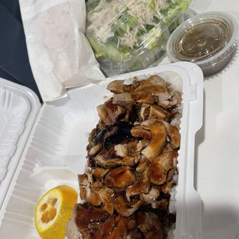 Rascals Teriyaki Grill - My favorite CHK DLX! My favorite Chinese chicken salad is enough for a meal and the chicken and rice I can split for two people! - Japanese Near Me - Torrance, California