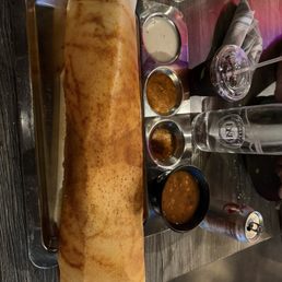 Ghee Dosa (filled with seasoned potato's) Ghee Dosa (filled with seasoned potato's)