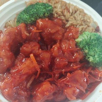 Lucky Chopstix - Orange chicken lunch special with pork fried rice - Chinese Near Me - Voorhees Township, New Jersey Lucky Chopstix - Orange chicken lunch special with pork fried rice - Chinese Near Me - Voorhees Township, New Jersey