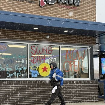 7 Brew Coffee - Swag day! God bless the kids working in this weather! - Coffee & Tea Near Me - Algonquin, Illinois