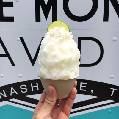 Blue Monkey Shaved Ice by null