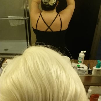 The Strand Salon - Black and blonde updo. - Blow Dry/Out Services Near Me - Chattanooga, Tennessee The Strand Salon - Black and blonde updo. - Blow Dry/Out Services Near Me - Chattanooga, Tennessee