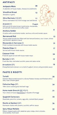 Menu photo 2 Antica Pizzeria Adelaide, SA Menu photo 2 Antica Pizzeria Adelaide, SA