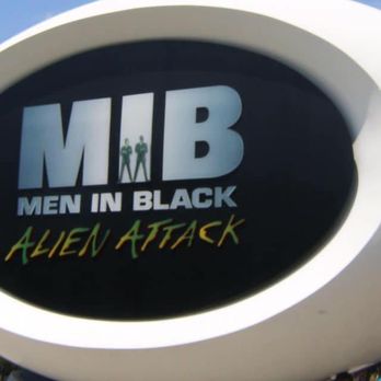 MEN IN BLACK Alien Attack - Sign in front - Amusement Parks Near Me - Orlando, Florida