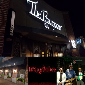 The Rouxpour - Katy - Fire NR Bones, a low-volume jazz trio tonight at The Rouxpour Restaurant & Bar, 6:00 P.M.- 9:00 P.M.  www.reverbnation.com/firenrbones - Cajun/Creole Near Me - Katy, Texas
