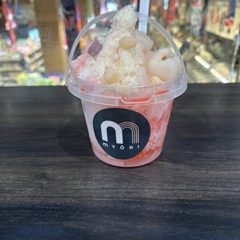 Myori - Rainbow Lychee Shaved Ice - Bubble Tea Near Me - New York, New York Myori - Rainbow Lychee Shaved Ice - Bubble Tea Near Me - New York, New York