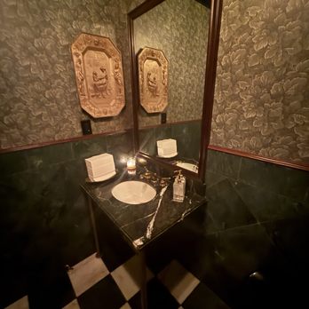 St Martin's Wine Bistro - Bathroom - French Near Me - Dallas, Texas St Martin's Wine Bistro - Bathroom - French Near Me - Dallas, Texas