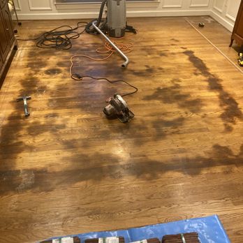 Rick Blaisdell Flooring - HARDWOOD stained from dog urine - Flooring Near Me Rick Blaisdell Flooring - HARDWOOD stained from dog urine - Flooring Near Me