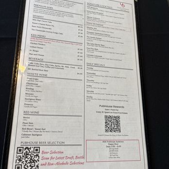 1925 PubHouse - Menu - American Near Me - Anderson, Indiana