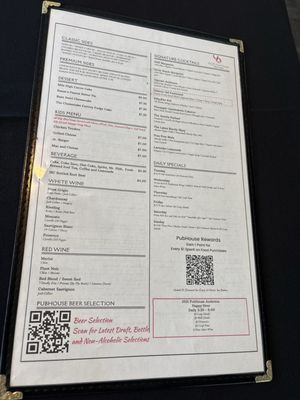 Menu photo 1 1925 PubHouse Anderson, IN