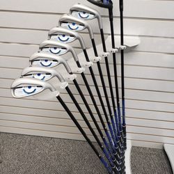 Custom Golf Center - Ping G-Series Clones, 4-SW from $179.99. Includes FREE fitting! Set shown with upgraded 4-5 hybrids, graphite shafts, and Golf Pride grips.